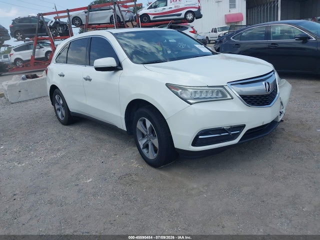 Продажа на аукционе авто 2016 Acura Mdx Acurawatch Plus Package, vin: 5FRYD3H28GB016200, номер лота: 45590484