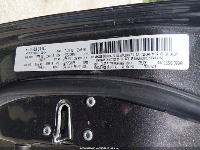 Продаж на аукціоні авто 2015 Ram 1500 Big Horn, vin: 1C6RR7LT7FS580086, номер лоту: 45590613