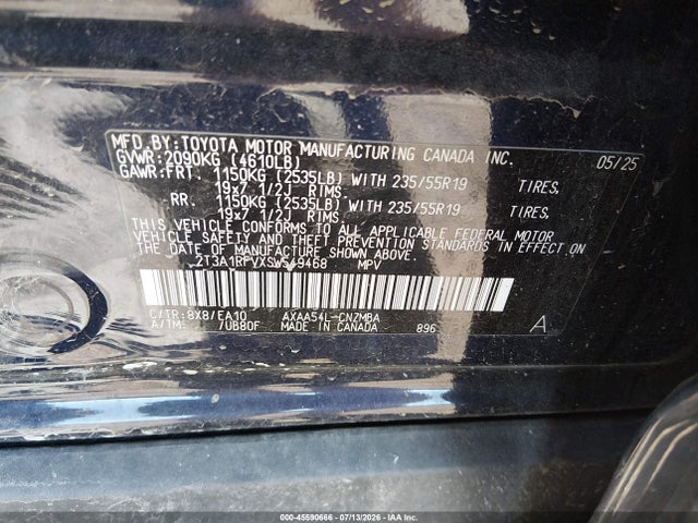 2T3A1RFVXSW549468 Toyota Rav4 Xle Premium