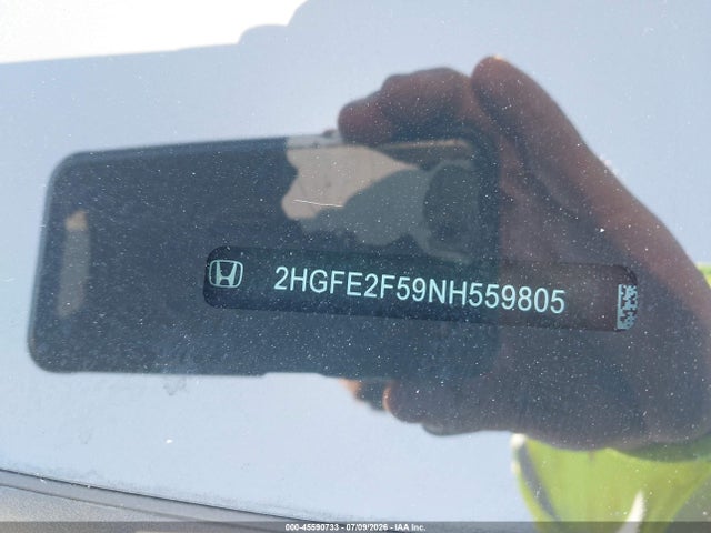 Honda Civic Sport 2022 2HGFE2F59NH559805 Image 9