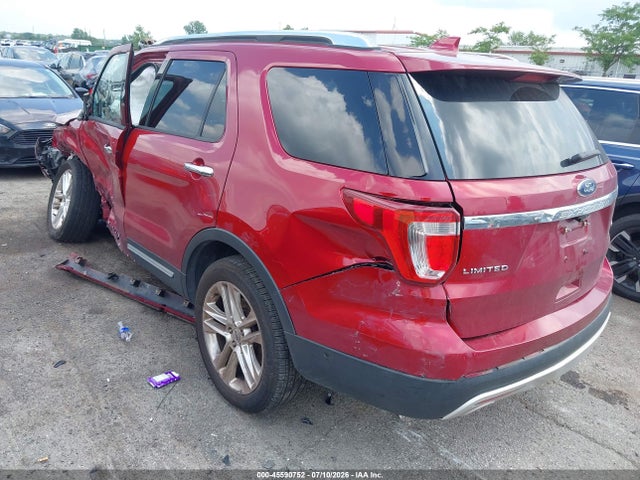 2016 Ford Explorer Limited მანქანა იყიდება აუქციონზე, vin: 1FM5K8FH5GGD18866, აუქციონის ნომერი: 45590752