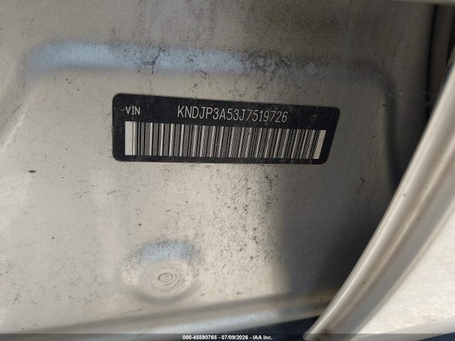 45590765 :رقم المزاد ، KNDJP3A53J7519726 vin ، 2018 Kia Soul + مزاد بيع