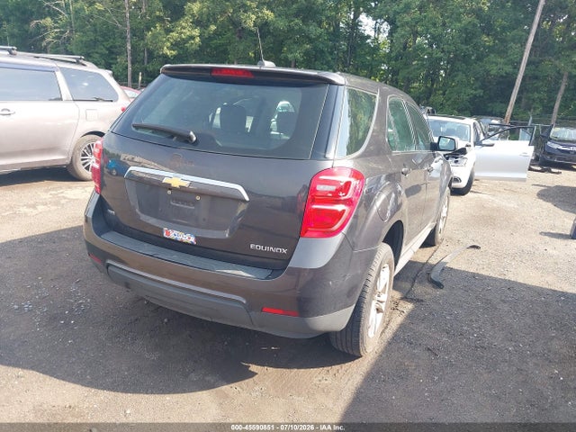 2016 Chevrolet Equinox Ls მანქანა იყიდება აუქციონზე, vin: 2GNFLEEK0G6336684, აუქციონის ნომერი: 45590851