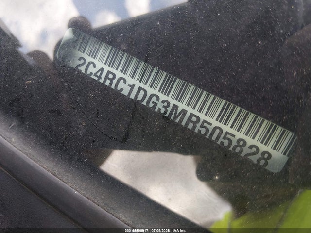 Продажа на аукционе авто 2021 Chrysler Voyager Lxi, vin: 2C4RC1DG3MR505828, номер лота: 45590917