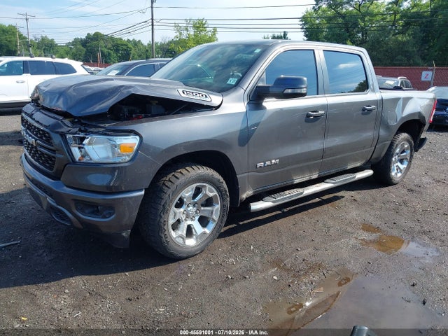 45591001 :رقم المزاد ، 1C6SRFFT4NN361493 vin ، 2022 Ram 1500 Big Horn  4x4 5'7 Box مزاد بيع