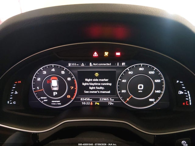 45591045 :رقم المزاد ، WA1LAAF78KD008499 vin ، 2019 Audi Q7 55 Premium/55 Se Premium مزاد بيع