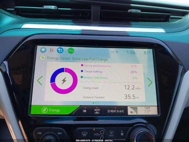 Chevrolet BOLT EV LT 2018 1G1FW6S03J4109984 Image 18
