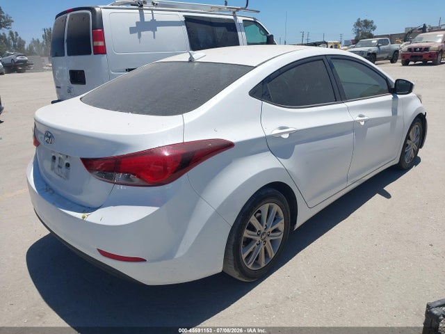 2016 Hyundai Elantra Se მანქანა იყიდება აუქციონზე, vin: 5NPDH4AEXGH688730, აუქციონის ნომერი: 45591153
