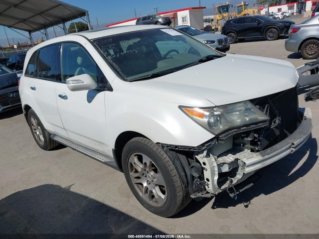 45591494 :رقم المزاد ، 2HNYD284X8H525479 vin ، 2008 Acura Mdx Technology Package مزاد بيع