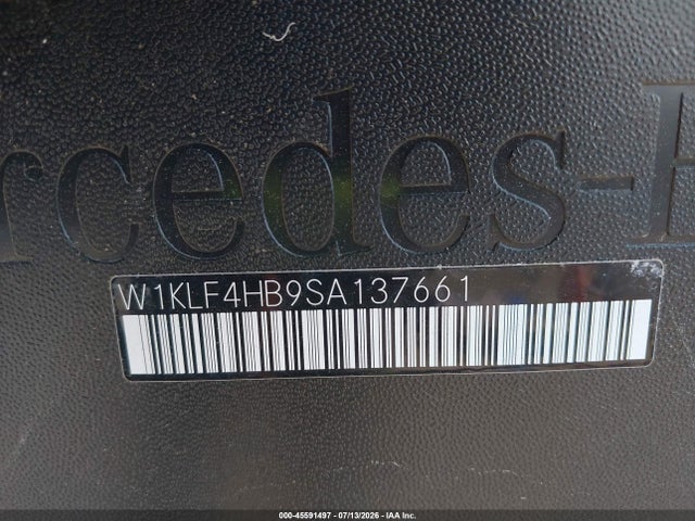 45591497 :رقم المزاد ، W1KLF4HB9SA137661 vin ، 2025 Mercedes-benz E 350 مزاد بيع