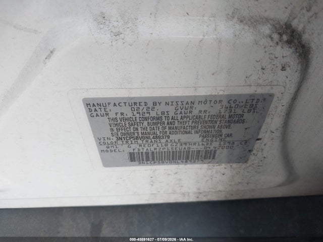 3N1CP5BV0NL489379 Nissan Kicks S Xtronic Cvt