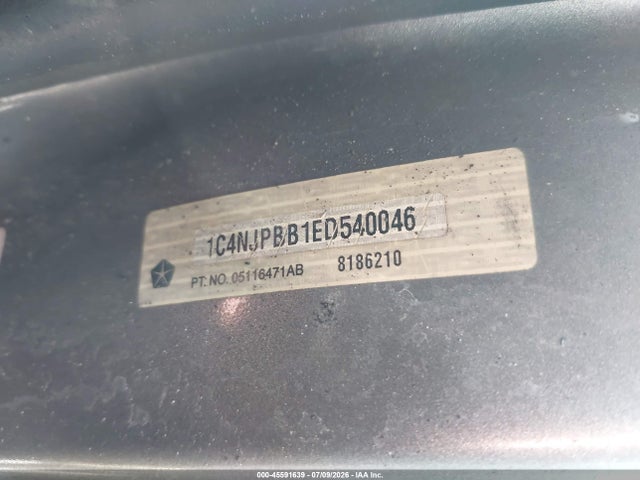 1C4NJPBB1ED540046 Jeep Patriot Sport