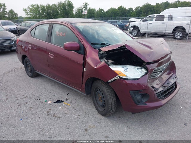 2019 Mitsubishi Mirage G4 Es მანქანა იყიდება აუქციონზე, vin: ML32F3FJ0KHF14577, აუქციონის ნომერი: 45591678