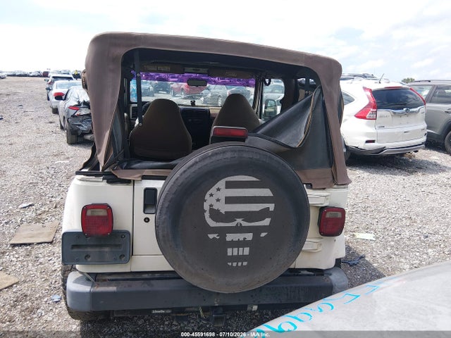 45591698 :رقم المزاد ، 1J4FA59S1YP701023 vin ، 2000 Jeep Wrangler Sahara مزاد بيع