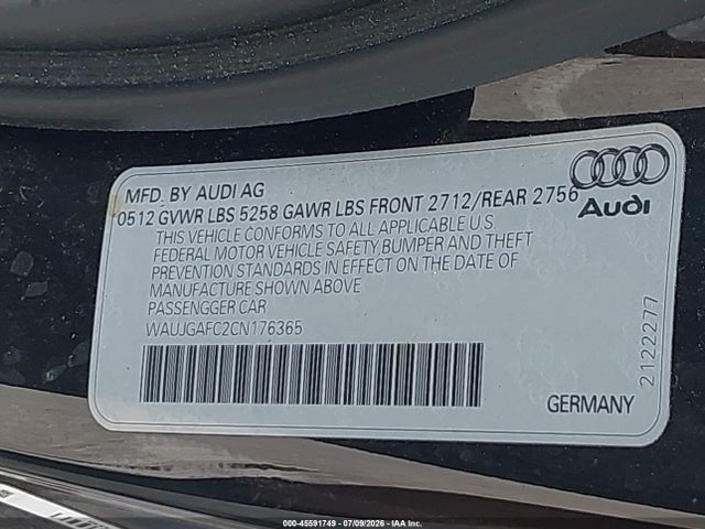 Продажа на аукционе авто 2012 Audi A6 3.0t Prestige, vin: WAUJGAFC2CN176365, номер лота: 45591749