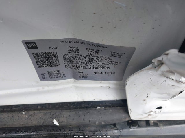 Продаж на аукціоні авто 2025 Buick Encore Gx Sport Touring Fwd, vin: KL4AMDSL5SB036985, номер лоту: 45591763