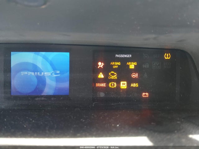 45592066 :رقم المزاد ، JTDKDTB39D1054869 vin ، 2013 Toyota Prius C Three مزاد بيع