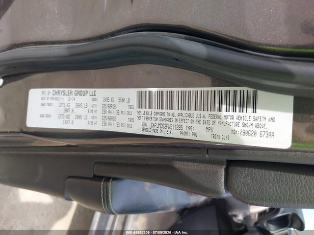 Продаж на аукціоні авто 2015 Jeep Cherokee Limited, vin: 1C4PJMDS3FW511285, номер лоту: 45592206