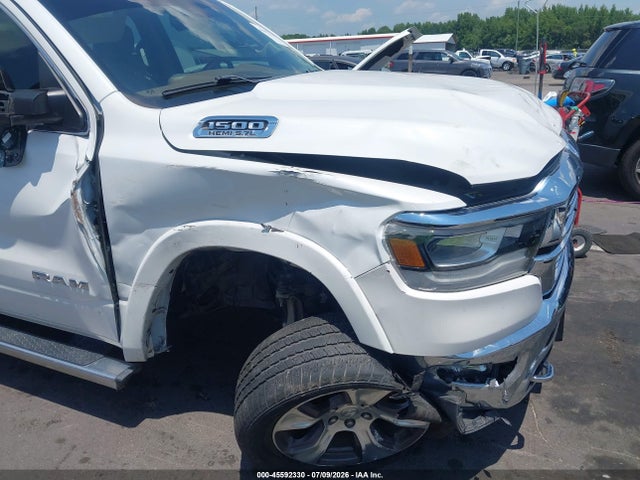 Продаж на аукціоні авто 2019 Ram 1500 Laramie, vin: 1C6SRFJT8KN876192, номер лоту: 45592330