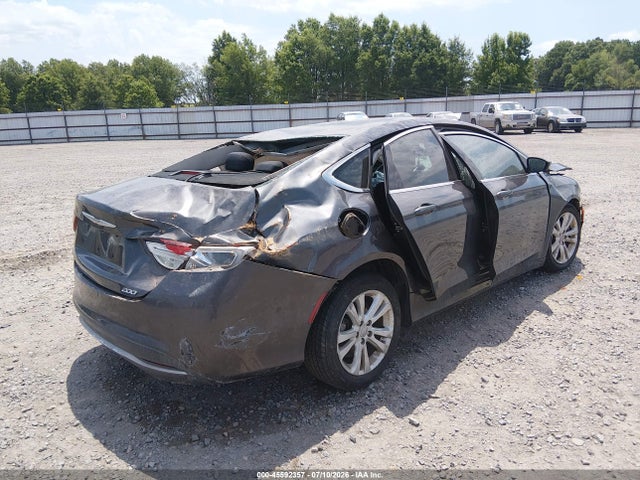 Продажа на аукционе авто 2016 Chrysler 200 Limited, vin: 1C3CCCAB5GN161967, номер лота: 45592357