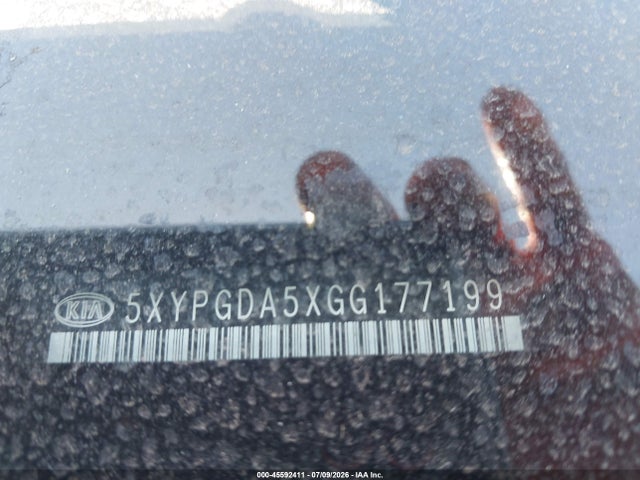 KIA Sorento 3.3l Lx 2016 5XYPGDA5XGG177199 Image 9
