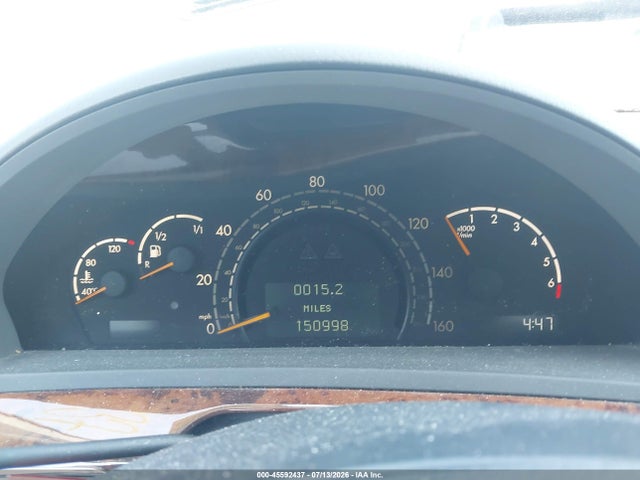 45592437 :رقم المزاد ، WDBNG84J65A448066 vin ، 2005 Mercedes-benz S 500 4matic مزاد بيع