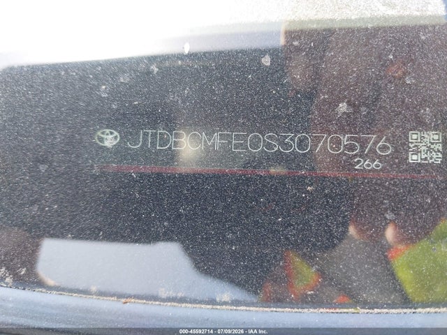 Aukcja sprzedaży 2025 Toyota Corolla Hybrid Xle, vin: JTDBCMFE0S3070576, numer aukcji: 45592714