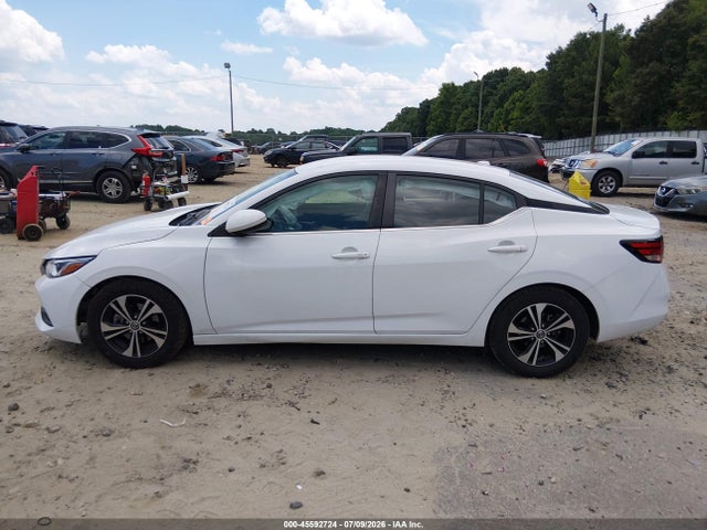 2022 Nissan Sentra Sv Xtronic Cvt მანქანა იყიდება აუქციონზე, vin: 3N1AB8CV2NY317590, აუქციონის ნომერი: 45592724