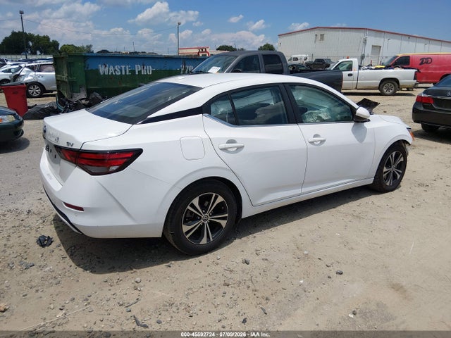 2022 Nissan Sentra Sv Xtronic Cvt მანქანა იყიდება აუქციონზე, vin: 3N1AB8CV2NY317590, აუქციონის ნომერი: 45592724