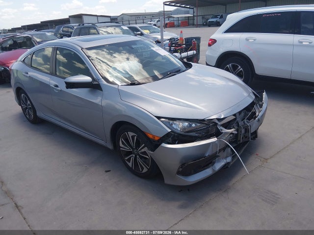45592731 :رقم المزاد ، JHMFC1F79JX031329 vin ، 2018 Honda Civic Ex-l مزاد بيع