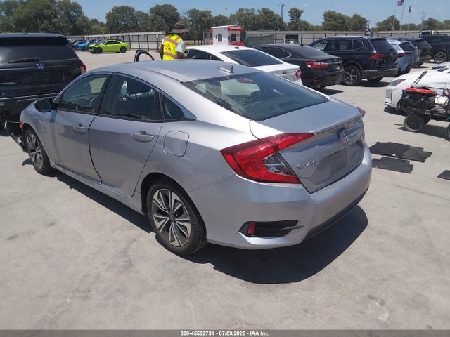 45592731 :رقم المزاد ، JHMFC1F79JX031329 vin ، 2018 Honda Civic Ex-l مزاد بيع