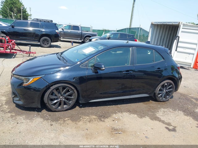 45592770 :رقم المزاد ، JTND4RBE9L3088886 vin ، 2020 Toyota Corolla Se Nightshade Edition مزاد بيع