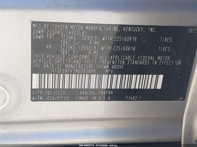 Toyota Rav4 Hybrid Xse 2022 4T3E6RFV3NU093868 Image 9