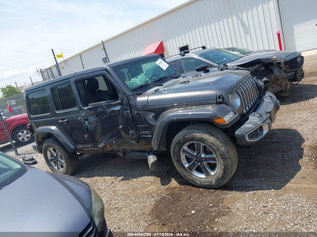 2018 Jeep Wrangler Unlimited Sahara 4x4 მანქანა იყიდება აუქციონზე, vin: 1C4HJXEG5JW324915, აუქციონის ნომერი: 45592790