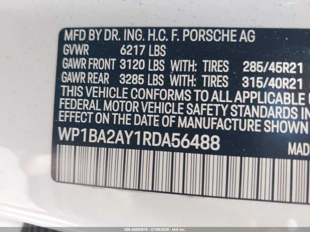 Porsche Cayenne Coupe 2024 WP1BA2AY1RDA56488 Image 9