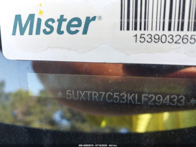 Aukcja sprzedaży 2019 Bmw X3 Sdrive30i, vin: 5UXTR7C53KLF29433, numer aukcji: 45592919