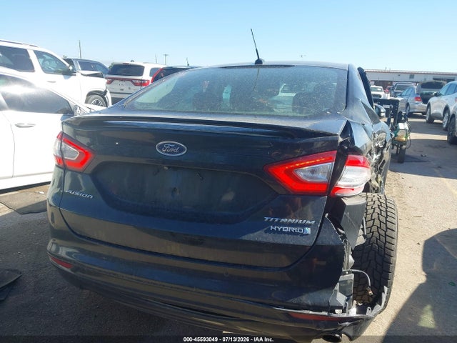 45593049 :رقم المزاد ، 3FA6P0RU7FR119626 vin ، 2015 Ford Fusion Hybrid Titanium مزاد بيع