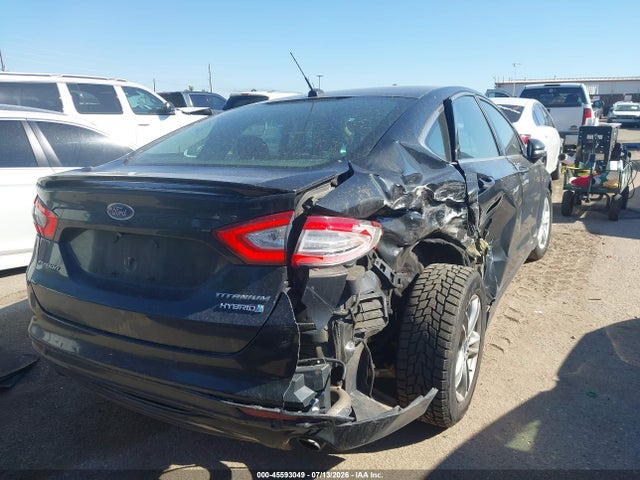 45593049 :رقم المزاد ، 3FA6P0RU7FR119626 vin ، 2015 Ford Fusion Hybrid Titanium مزاد بيع