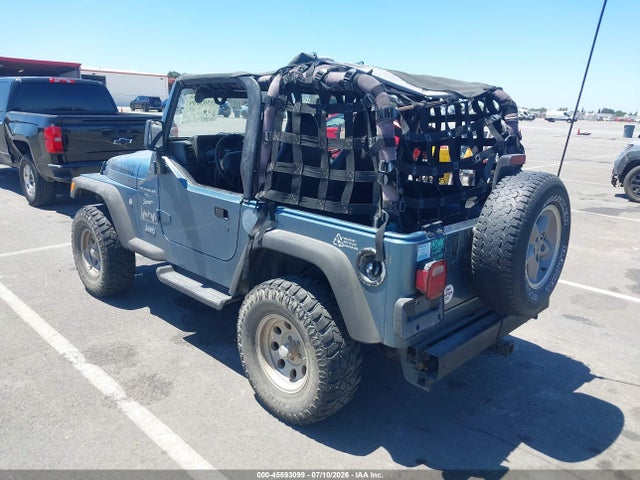 Продажа на аукционе авто 1999 Jeep Wrangler Sport, vin: 1J4FY19S2XP408671, номер лота: 45593099