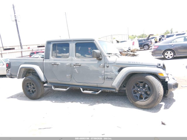 2021 Jeep Gladiator Willys 4x4 მანქანა იყიდება აუქციონზე, vin: 1C6HJTAG8ML592398, აუქციონის ნომერი: 45593196