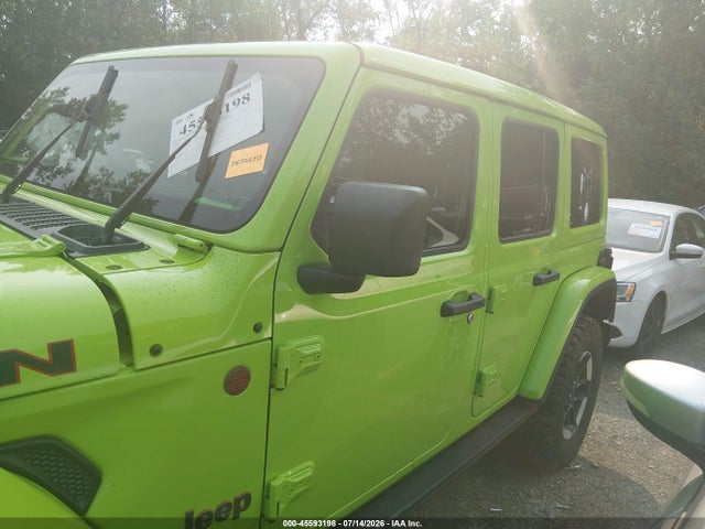 Aukcja sprzedaży 2021 Jeep Wrangler Unlimited Rubicon 4x4, vin: 1C4HJXFG6MW783616, numer aukcji: 45593198