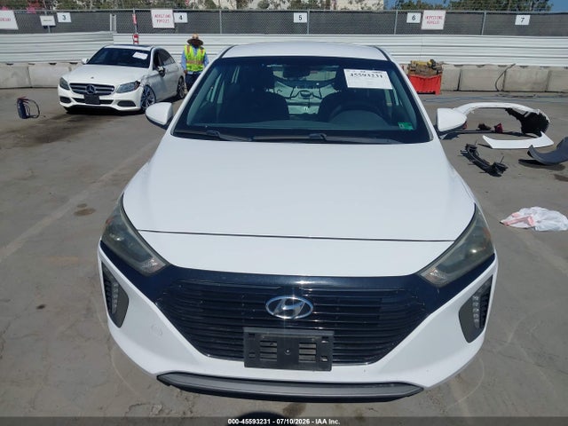 2017 Hyundai Ioniq Hybrid Sel მანქანა იყიდება აუქციონზე, vin: KMHC75LC8HU018886, აუქციონის ნომერი: 45593231