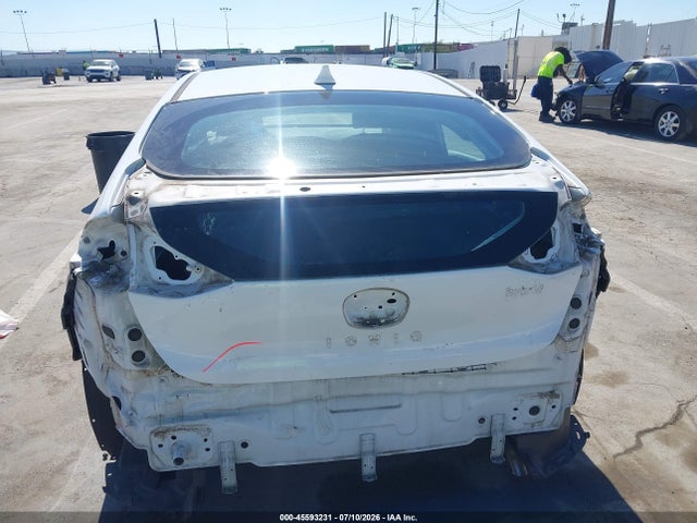 2017 Hyundai Ioniq Hybrid Sel მანქანა იყიდება აუქციონზე, vin: KMHC75LC8HU018886, აუქციონის ნომერი: 45593231