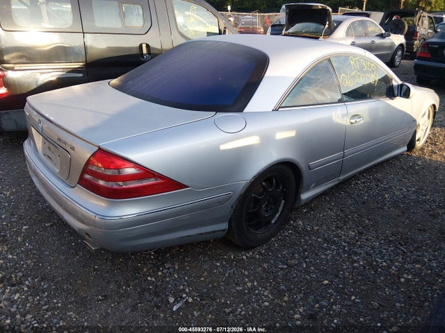 Aukcja sprzedaży 2002 Mercedes-benz Cl 500, vin: WDBPJ75J32A027193, numer aukcji: 45593276