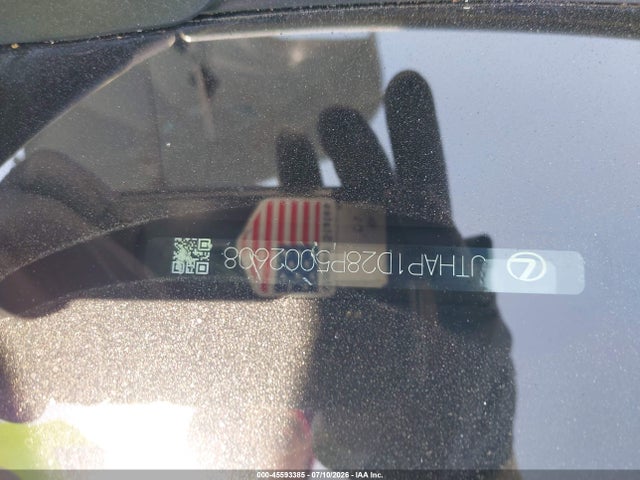 45593385 :رقم المزاد ، JTHAP1D28P5002608 vin ، 2023 Lexus Is 500 F Sport Performance Premium مزاد بيع