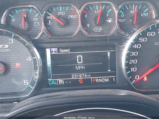 Aukcja sprzedaży 2016 Chevrolet Silverado 2500hd Ltz, vin: 1GC1KWE87GF190287, numer aukcji: 45593568
