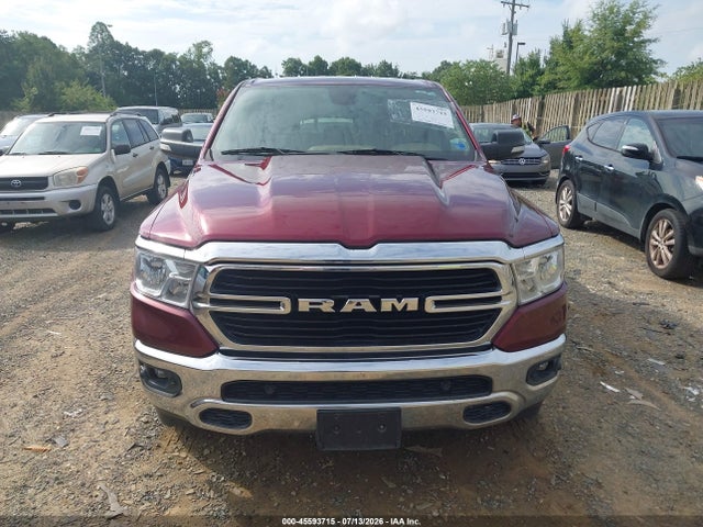 2020 Ram 1500 Big Horn  4x4 5'7 Box მანქანა იყიდება აუქციონზე, vin: 1C6SRFFT2LN327128, აუქციონის ნომერი: 45593715