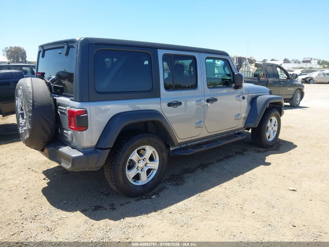 45593791 :رقم المزاد ، 1C4HJXDG8LW284415 vin ، 2020 Jeep Wrangler Unlimited Sport S 4x4 مزاد بيع