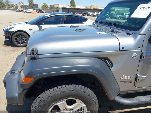 45593791 :رقم المزاد ، 1C4HJXDG8LW284415 vin ، 2020 Jeep Wrangler Unlimited Sport S 4x4 مزاد بيع
