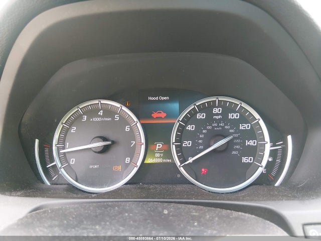 45593864 :رقم المزاد ، 19UUB1F52GA015545 vin ، 2016 Acura Tlx Tech مزاد بيع